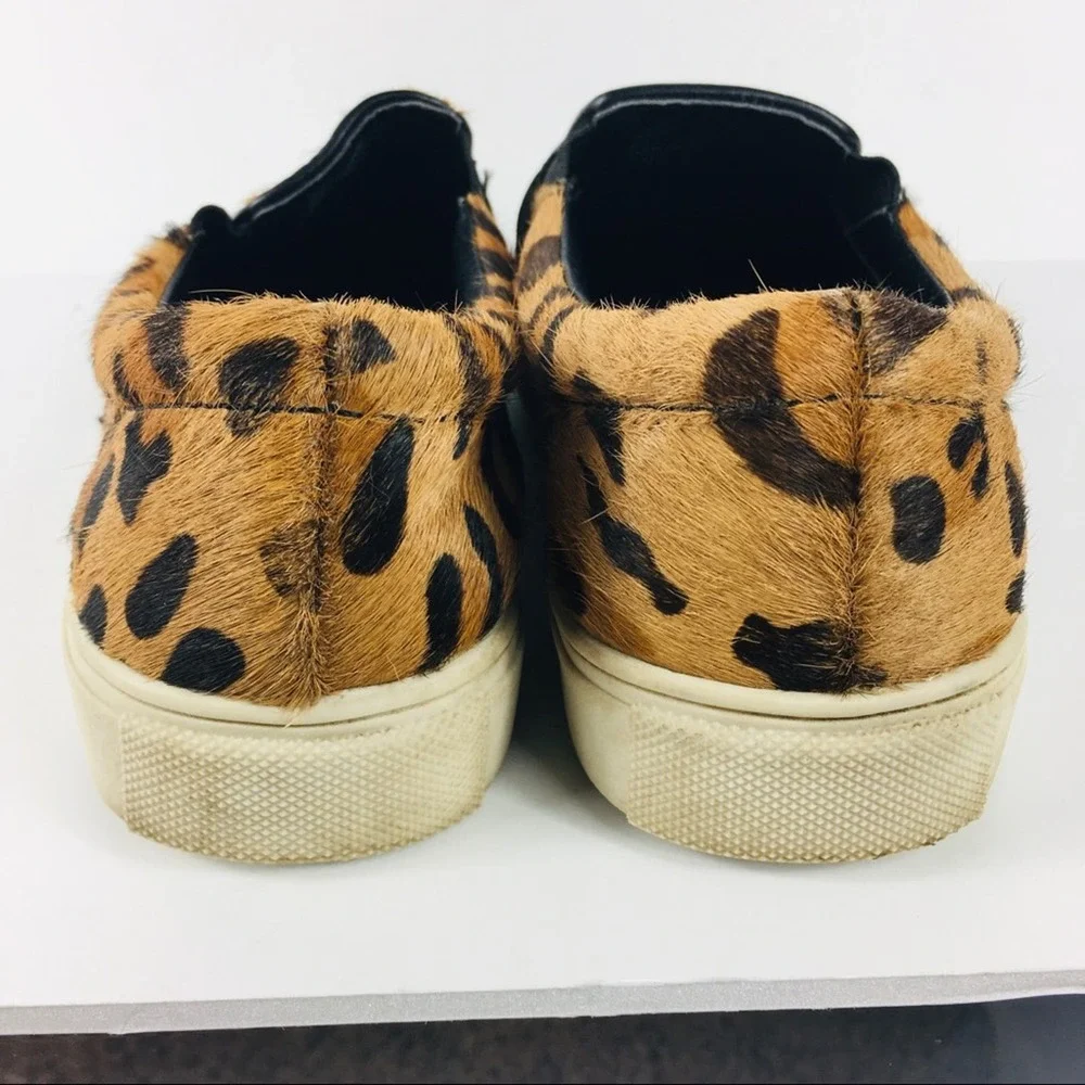 Steve Madden Animal print slip ons women's size 6